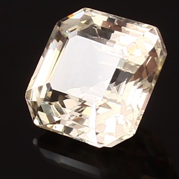 AAA Flawless Brazilian Imperial Topaz Loose Asscher Cut 5.60ctw - Picture 4 of 4